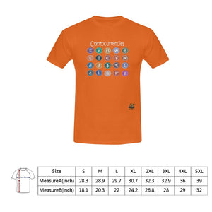 #Rossolini1# Cryptocurrencies Orange T-Shirt