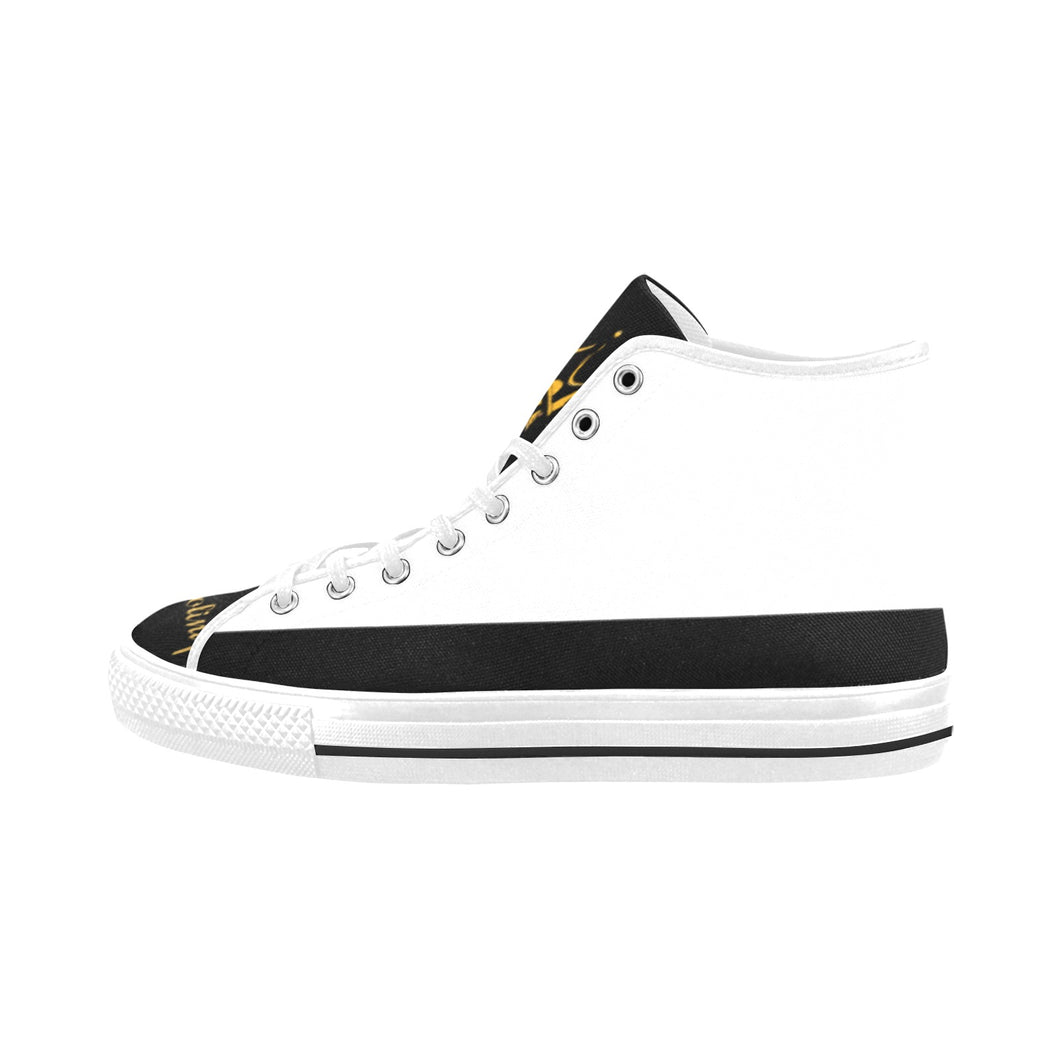 #Rossolini1# Flavor White/Black Vancouver H Women's Canvas Shoes (1013-1)