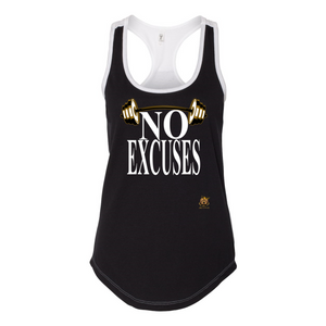 #NO EXCUSES# Women's Racerback Tank