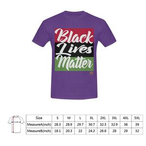 #Rossolini1# Black Lives Matter - Purple T-Shirt