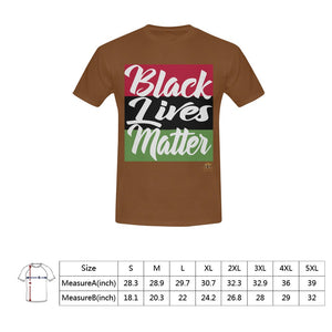 #Rossolini1# Black Lives Matter - Brown T-Shirt