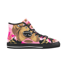 #Rossolini1# Streetz Black/Pink Camo Vancouver H Women's Canvas Shoes (1013-1)