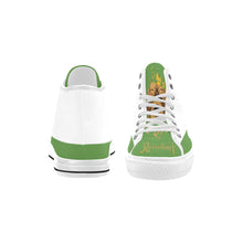 #Rossolini1# Flavor White/Green Vancouver H Men's Canvas Shoes (1013-1)