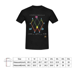 #Rossolini1# Math Genius Black T-Shirt