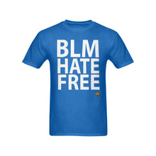 #BLM# HATE FREE Blue T-Shirt