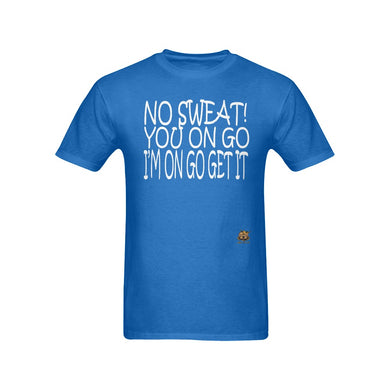 #No Sweat# Blue T-Shirt