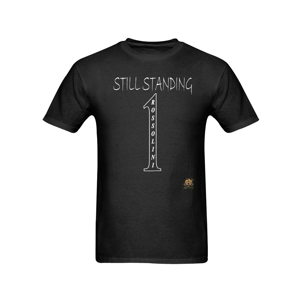#Rossolini1# Still Standing 1 Black T-Shirt