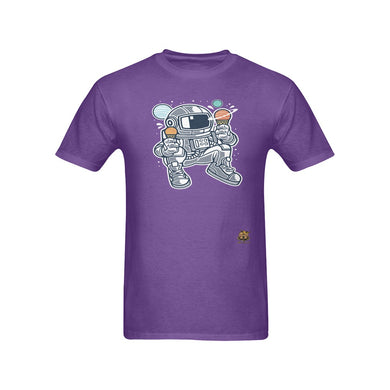 #Rossolini1# Astronaut Ice Cream Purple T-Shirt