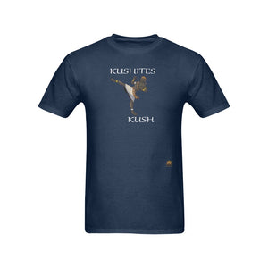 #Rossolini1# Kushites Kick Navy Blue T-Shirt