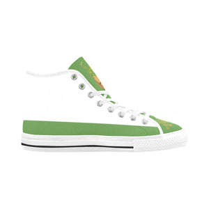 #Rossolini1# Flavor White/Green Vancouver H Men's Canvas Shoes (1013-1)