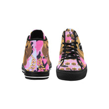 #Rossolini1# Streetz Pink/Black Camo Vancouver H Women's Canvas Shoes (1013-1)