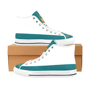 #Rossolini1# Flavor White/Kelly Green Vancouver H Women's Canvas Shoes (1013-1)