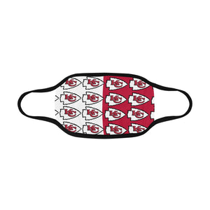 #Chiefs# Red/White Mouth Mask (2 Filters Included) (Non-medical Products)