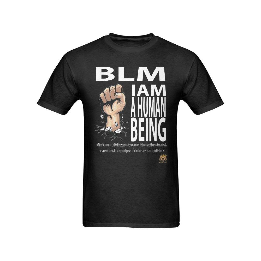 #Rossolini1# I Am A Human Being Black T-Shirt