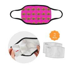 #Rossolini1# Pink Mouth Mask (2 Filters Included) (Non-medical Products)