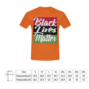 #Rossolini1# Black Lives Matter - Orange T-Shirt