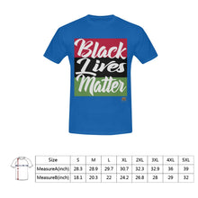 #Rossolini1# Black Lives Matter - Blue T-Shirt