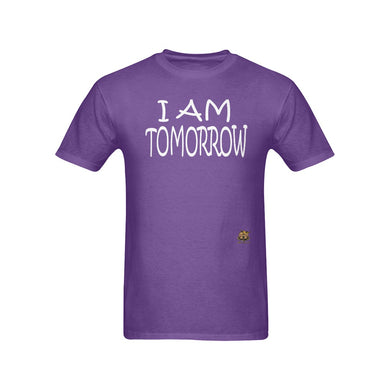 #i AM TOMORROW# Purple  T-Shirt