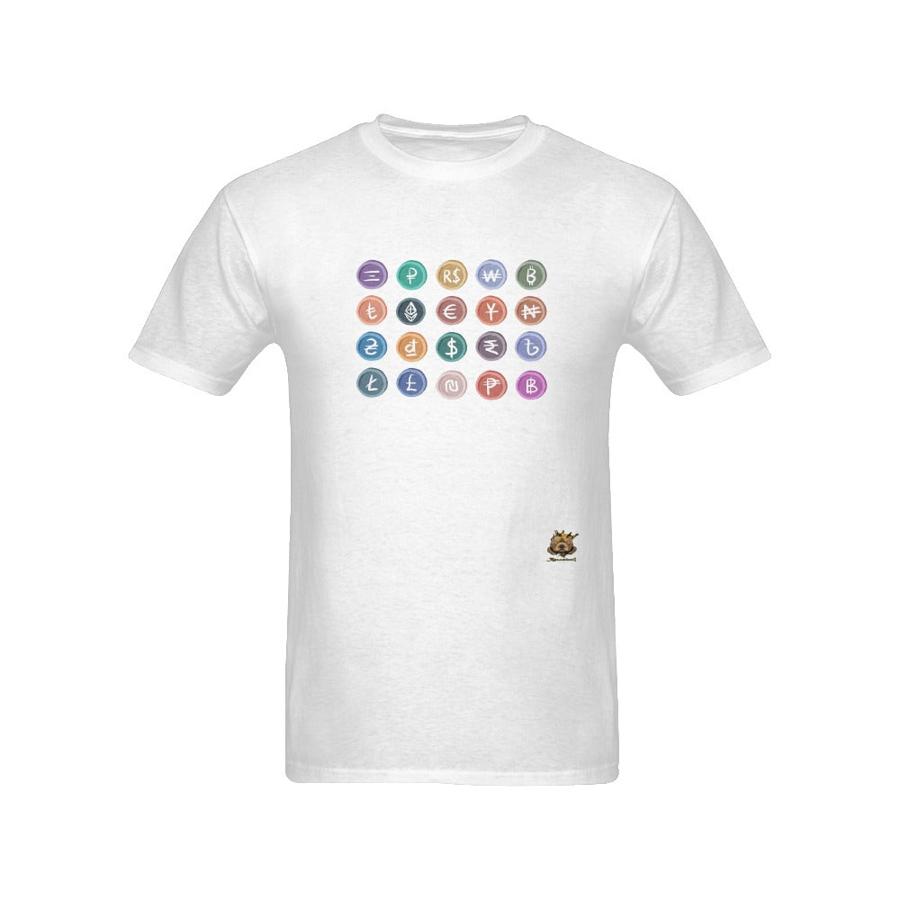 #Rossolini1# Cryptocurrencies White T-Shirt