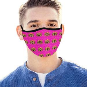 #Rossolini1# Pink Mouth Mask (2 Filters Included) (Non-medical Products)