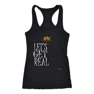 #LET'SGETREAL# Racerback Tank