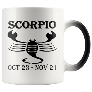 #Scorpio# 11oz Magic Mug