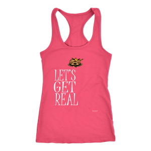 #LET'SGETREAL# Racerback Tank