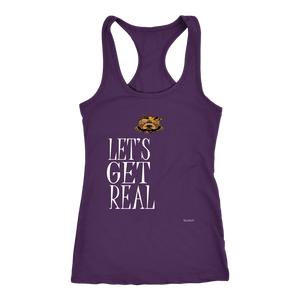 #LET'SGETREAL# Racerback Tank