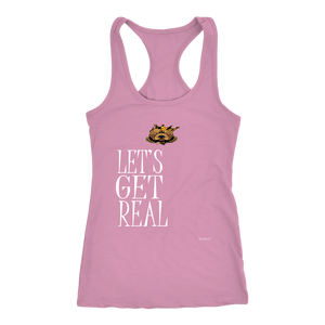 #LET'SGETREAL# Racerback Tank